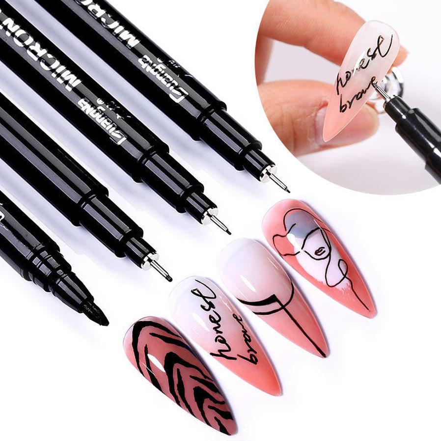 HKM-611411 3D Fluorescent Nail Art Marker Pen for Creative Nail Designs