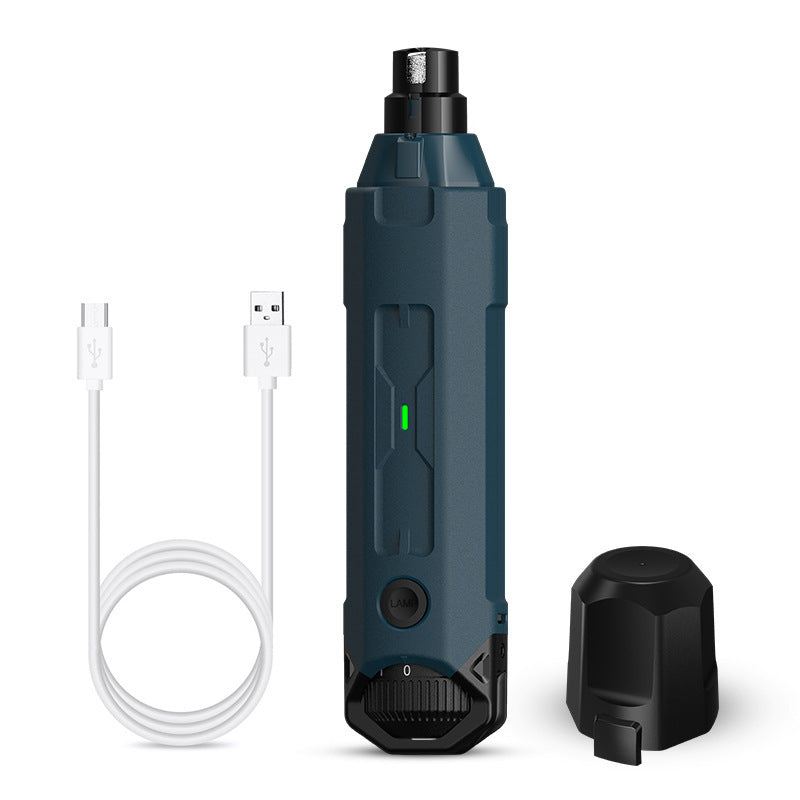 HKM-6115133 Automatic 6-Speed Nail Piercing Device with LED Light and Low Noise Operation