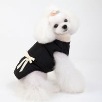 HKM-6115517 Stylish Cotton Pet Clothes with Bow - Various Sizes Available