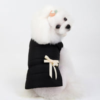 HKM-6115517 Stylish Cotton Pet Clothes with Bow - Various Sizes Available