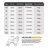 HKM-6115901 Windproof Polar Fleece Warm Clothing for Large Dogs - Available in Blue and Dark Blue