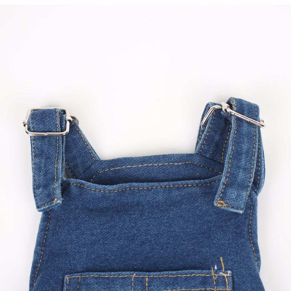 HKM-6116413 Washed Denim Pet Overalls for Small to Extra Large Pets