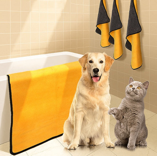 HKM-6116797 Absorbent Fiber Dog Bath Towel for Quick Drying