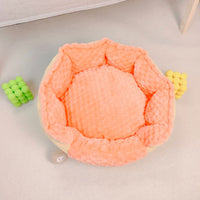 HKM-6117181 Thermal Multi-Color Cat Bed - 50cm Diameter in Macaron Shades