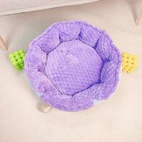 HKM-6117181 Thermal Multi-Color Cat Bed - 50cm Diameter in Macaron Shades