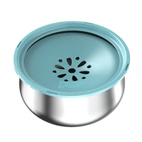 HKM-6117309 Large Capacity Stainless Steel Pet Water Bowl - 304 Food Grade with Non-Slip Base