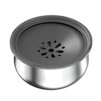 HKM-6117309 Large Capacity Stainless Steel Pet Water Bowl - 304 Food Grade with Non-Slip Base