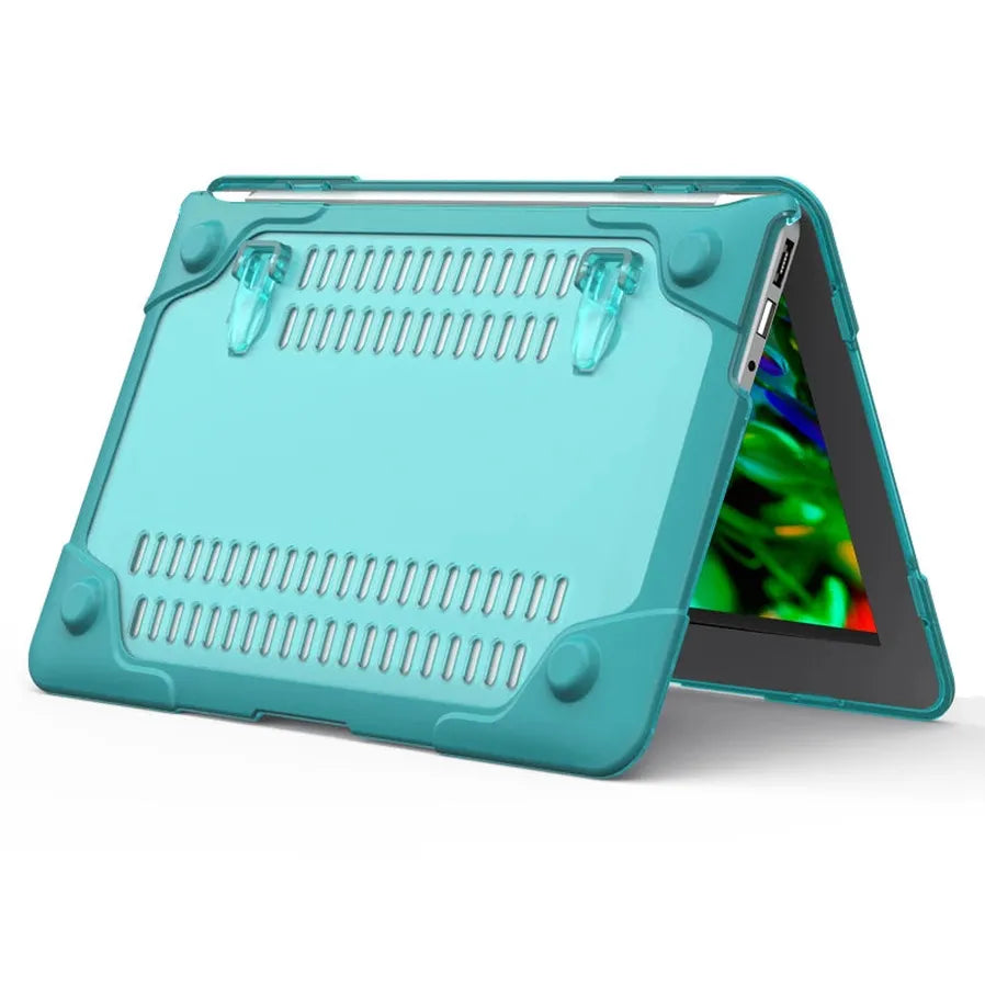 HKM-611731 Shockproof TPU & PC Foldable Protective Case for MacBook Air 11 Inch (Models A1465, A1370)