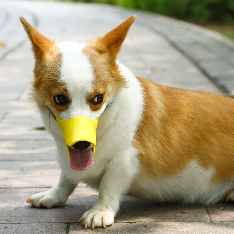 HKM-6120381 Silicone Dog Muzzle Mask for Small and Large Breeds - Anti-Bite & Barking Safety Accessory