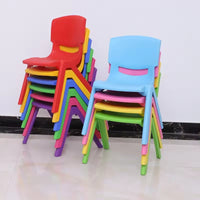 HKM-612051 Colorful Stackable Plastic Chairs for Children - Indoor Dining and Playroom Seating