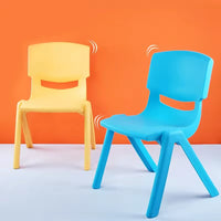 HKM-612051 Colorful Stackable Plastic Chairs for Children - Indoor Dining and Playroom Seating