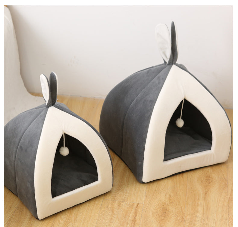 HKM-6121149 Four Seasons Universal Cat Nest - Available in Multiple Sizes (S, M, L, XL) for Cats Up to 18kg