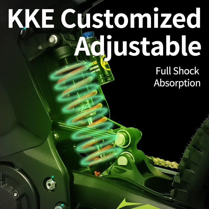 HKM-612115 72V Electric Motorcycle 20000W Lithium Battery Dirt Bike with 150KM Range and Hydraulic Brakes