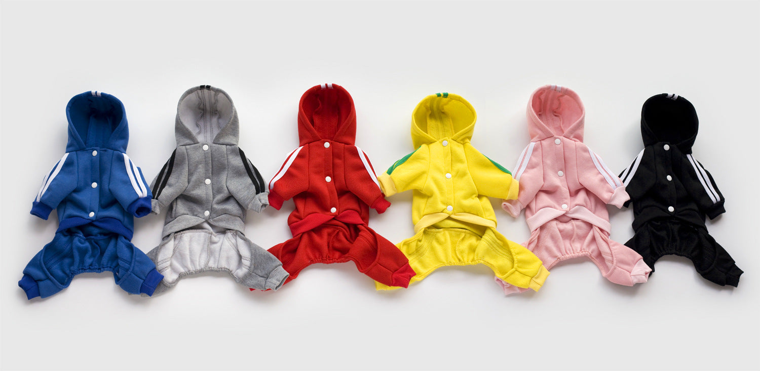 HKM-6121277 Cozy Cotton Dog Hoodie with Size Options for Pets