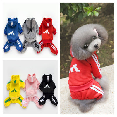 HKM-6121277 Cozy Cotton Dog Hoodie with Size Options for Pets