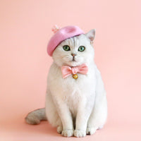 HKM-6121917 Princess Style Pet Wool Cartoon Hats for Winter - Multiple Colors Available