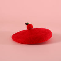 HKM-6121917 Princess Style Pet Wool Cartoon Hats for Winter - Multiple Colors Available