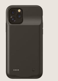 HKM-612243 iPhone 11 Compatible 5000mAh Back Clip Battery Charger - ABS + TPU Construction