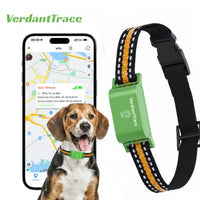 HKM-6122557 Pet Global Positioning Tracking Collar - ABS Material, Black and Green Options