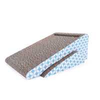 HKM-6123069 Vertical Cat Scratcher and Play Pad for Claw Grinding and Relaxation - 23x42x16.3cm, Corrugated Paper