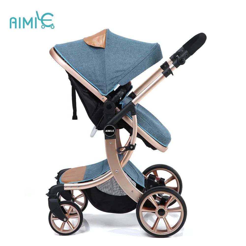 HKM-612371 Aimile Carriage Stroller for Infants and Toddlers - Versatile and Durable Design
