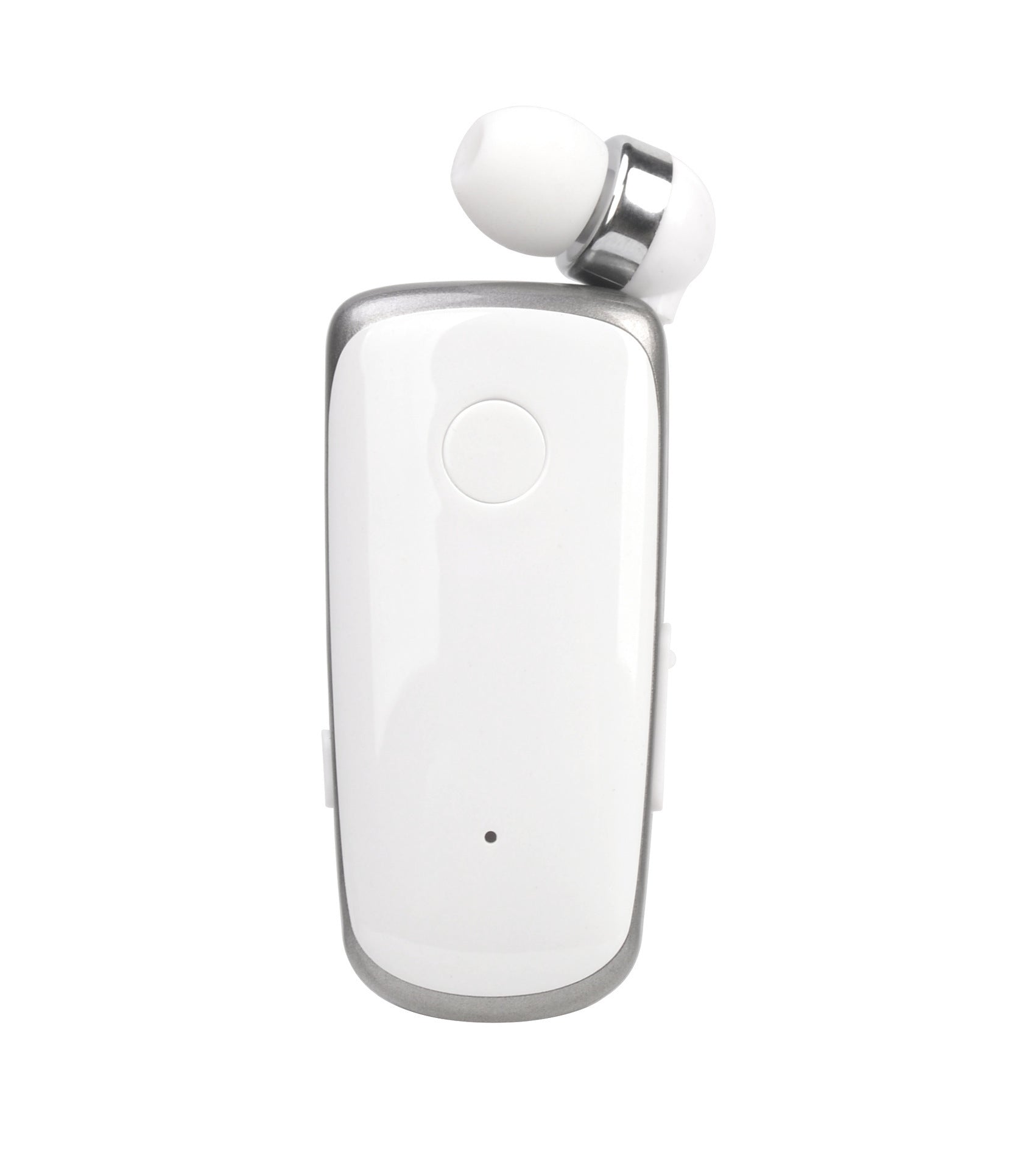 HKM-612371 Retractable Cord Bluetooth Headset K39 for iPhone and Compatible Devices - Black, Blue, Silver, Rose Red