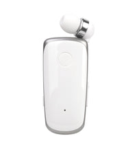 HKM-612371 Retractable Cord Bluetooth Headset K39 for iPhone and Compatible Devices - Black, Blue, Silver, Rose Red