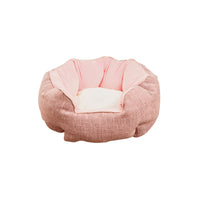 HKM-6124349 Warm Cotton Nest Octagonal Shape Pet Bed for Cats and Small Dogs, Soft Wool Design with Removable Mats