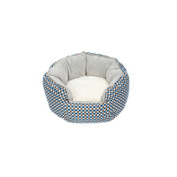 HKM-6124349 Warm Cotton Nest Octagonal Shape Pet Bed for Cats and Small Dogs, Soft Wool Design with Removable Mats