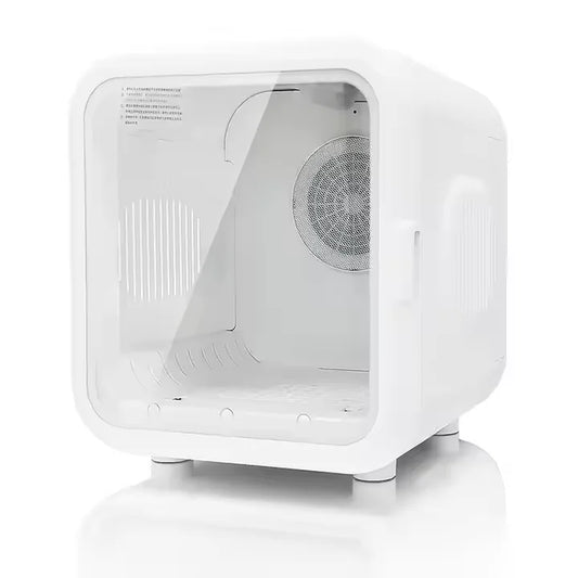 HKM-612435 Smart Quiet Pet Grooming Hair Dryer with Eco-Friendly ABS Drying Box for Small Animals, Dogs & Cats