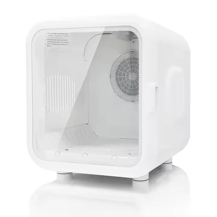 HKM-612435 Smart Quiet Pet Grooming Hair Dryer with Eco-Friendly ABS Drying Box for Small Animals, Dogs & Cats
