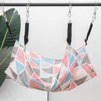 HKM-6124477 Blue Cat Suction Cup Hanging Hammock with Soft Chair and Cozy Accessories for Sunbathing
