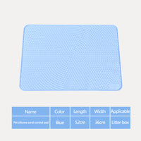 HKM-6124733 Cat Foot Pad Protector ¨C Soft and Durable Material, 52cm x 36cm, Available in Gray, Pink, Blue, and Purple