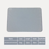 HKM-6124733 Cat Foot Pad Protector ¨C Soft and Durable Material, 52cm x 36cm, Available in Gray, Pink, Blue, and Purple