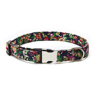 HKM-6124861 Ethnic Style Half Metal Dog Collar - Adjustable Cloth Design for All Breeds