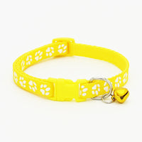 HKM-6125117 Adjustable Cat Bell Collar for Pets - 1.0cm Small Band Width, 19cm to 32cm Neck Size Options
