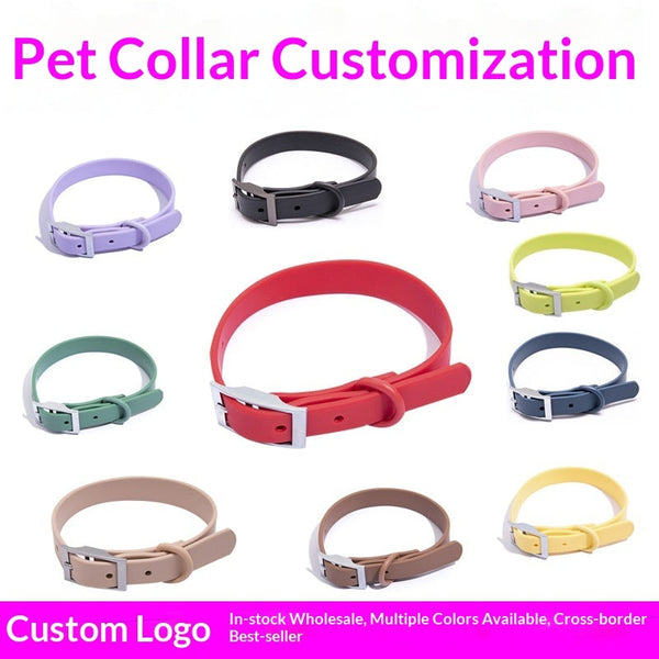 HKM-6125501 Waterproof Dog and Cat Collar with Anti-Strangulation Design - Available in Multiple Colors and Sizes
