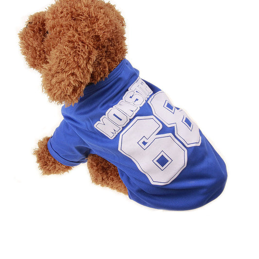 HKM-6127037 LED Luminous Pet T-Shirt for Small Dogs - Breathable Cotton in 4 Color Options