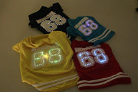 HKM-6127037 LED Luminous Pet T-Shirt for Small Dogs - Breathable Cotton in 4 Color Options