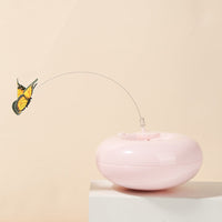 HKM-6127677 Automatic Interactive Cat Toy Stick - Bite Resistant PVC, 13.2x13.2x7.1CM, 0.134KG