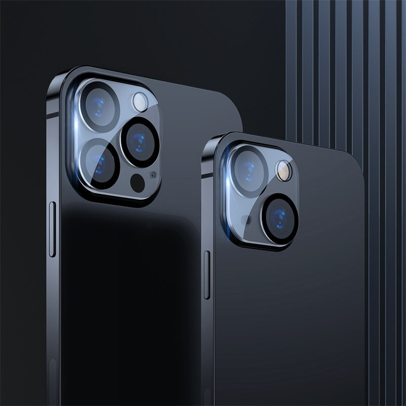 HKM-612883 Premium Full Frame Lens Film for iPhone 13 Dual Camera (5.4 & 6.1 Inch) - HD Glass Protection
