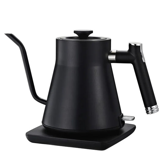 HKM-612947 Portable 800ML Stainless Steel Gooseneck Electric Kettle for Tea and Coffee Brewing