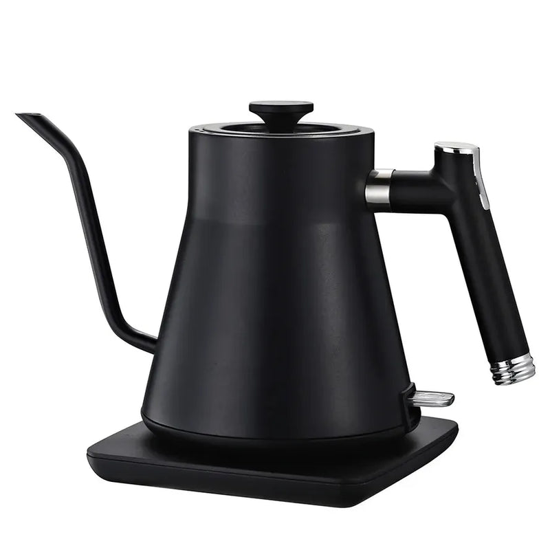 HKM-612947 Portable 800ML Stainless Steel Gooseneck Electric Kettle for Tea and Coffee Brewing