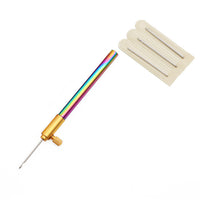 HKM-613011 Aluminum Handle Anti-French Embroidery Crochet Tool - 9cm, 15g