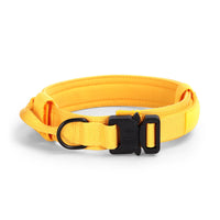HKM-6130621 Adjustable Tactical Dog Collar with Traction Rope - Military-Style Pet Accessory for Medium to Large Breeds