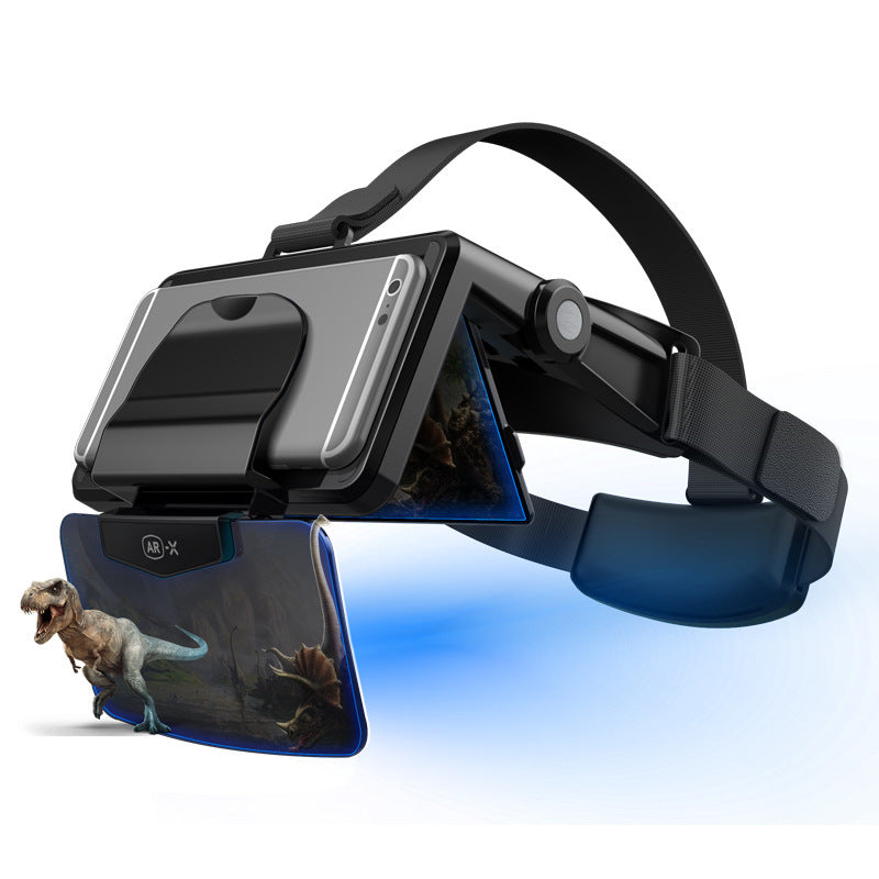 HKM-613075 Portable VR Glasses for Smartphones - High Definition Viewing, Compatible with 4.7-6.3 Inch Screens, Lightweight and Foldable Design