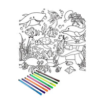 HKM-613139 Creative Coloring Mat Drawing Set for Kids - Educational Doodle Toy for Ages 2-7