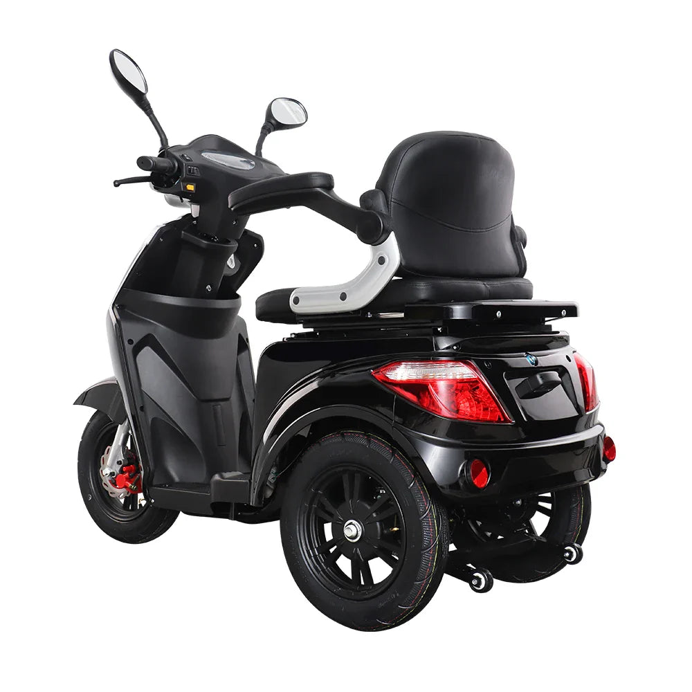 HKM-613203 VISTA-2 Electric Mobility Tricycle for Seniors, 3-Wheel Scooter with 1000W Motor, 40-60km Range