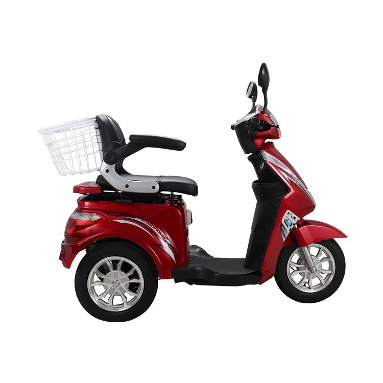 HKM-613203 VISTA-2 Electric Mobility Tricycle for Seniors, 3-Wheel Scooter with 1000W Motor, 40-60km Range