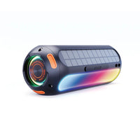 HKM-613331 IPX6 Waterproof Solar Bluetooth Speaker with 20W Hi-fi Sound, Magnetic Design, LED & SOS Function for Outdoor Use